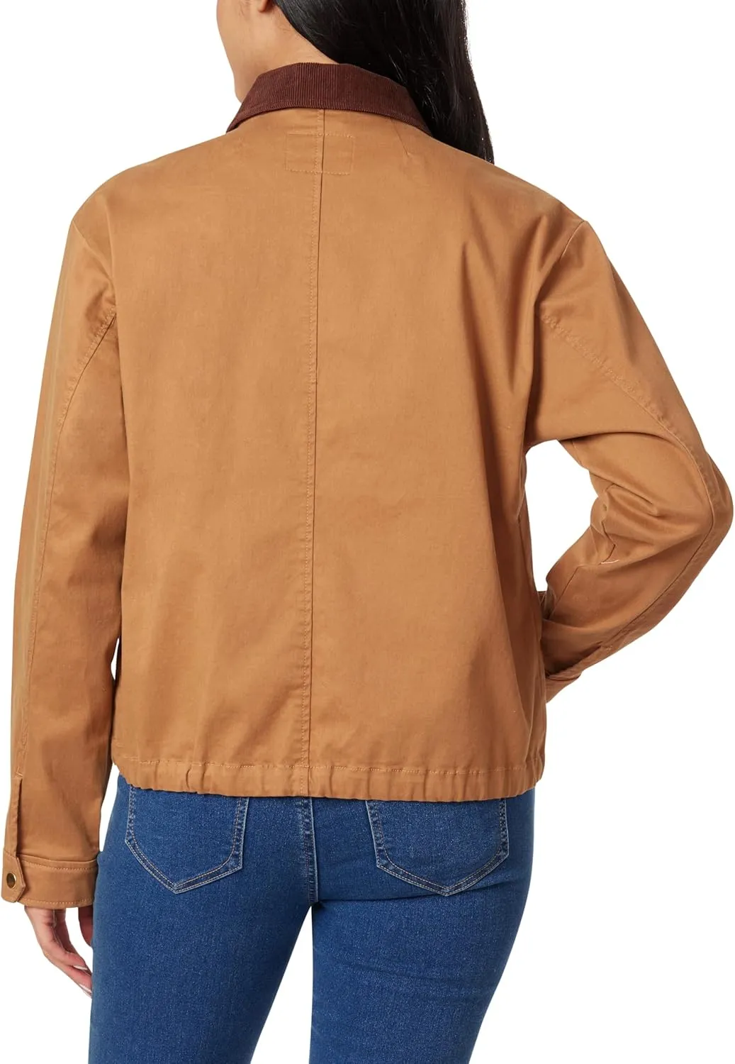 Angels Forever Young Women's Everflex Relaxed Stretch Canvas Barn Jacket