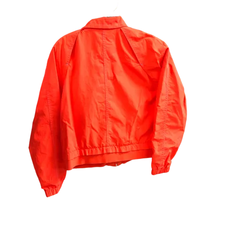 Athletic Jacket By Cmc In Orange, Size: M