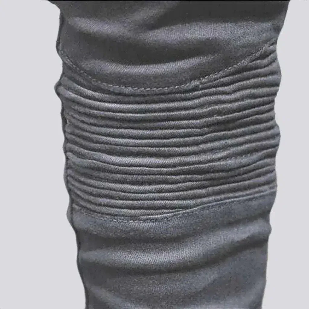 Black y2k jeans
 for men