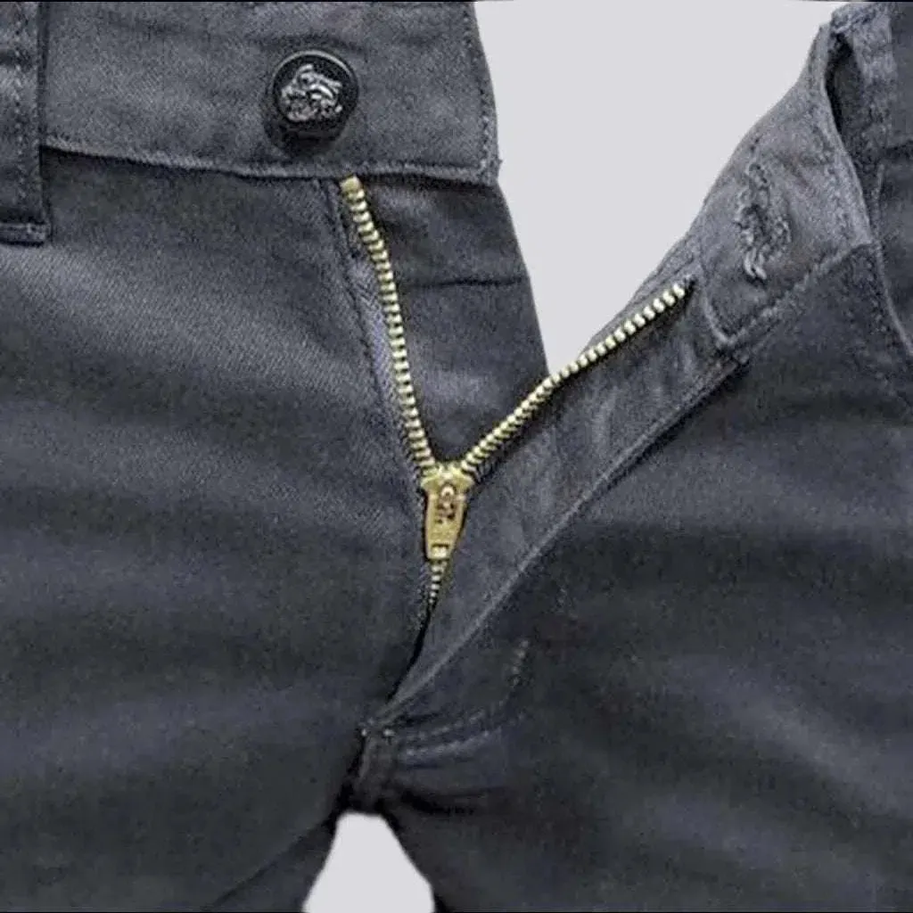 Black y2k jeans
 for men