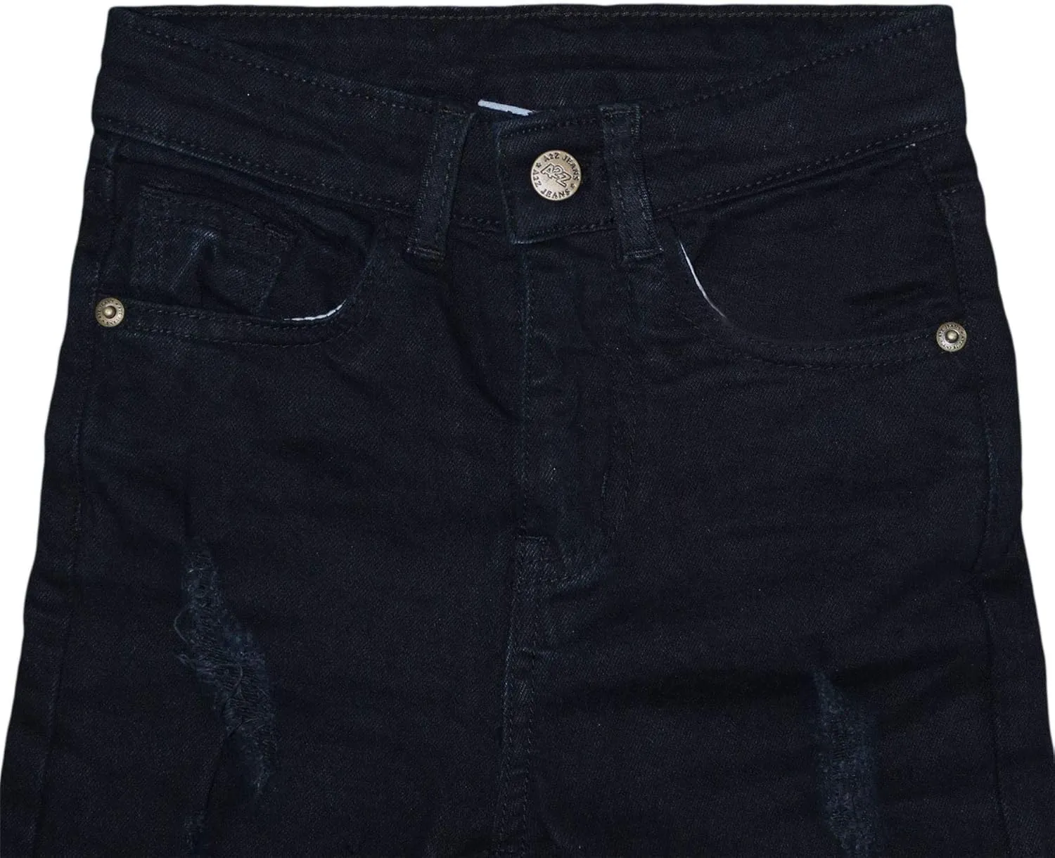 Boys Stretchy Jeans Kids Ripped Denim Skinny Jeans Pants Trousers Age 5-13 Years