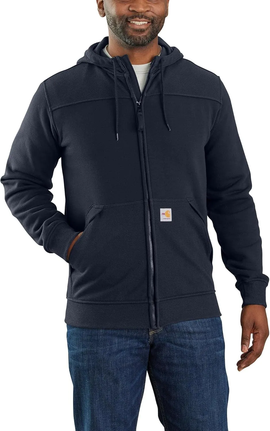 Carhartt Men's Flame Resistant Rain Defender Relaxed Fit Fleece Jacket