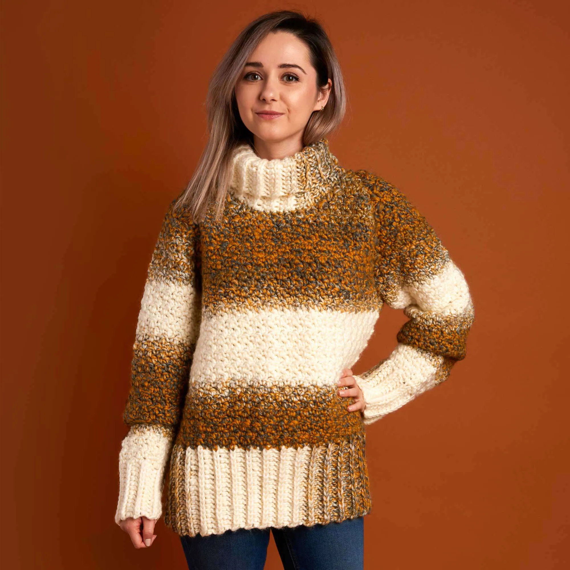 Caron Comfy Crochet Sweater