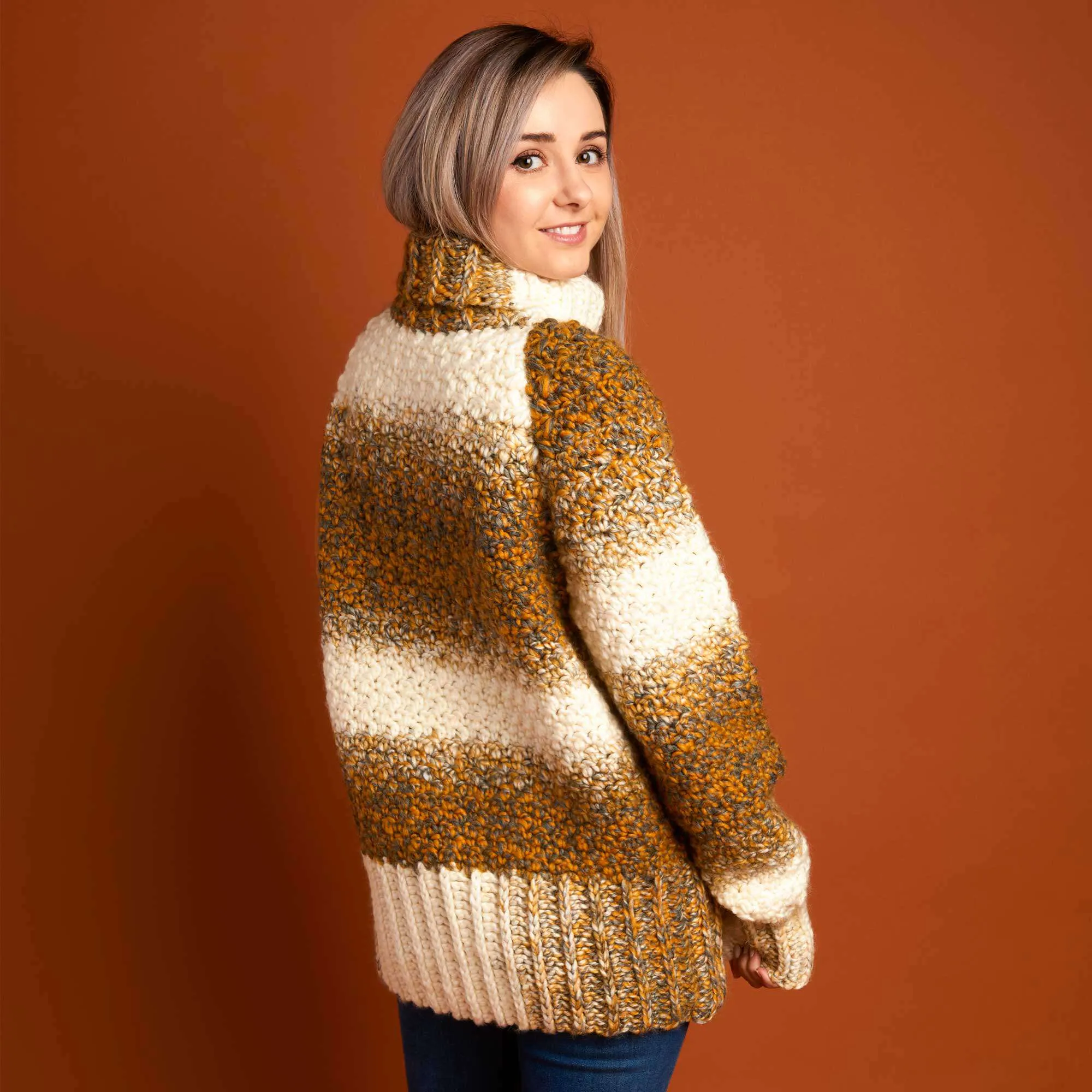 Caron Comfy Crochet Sweater