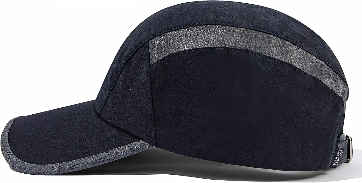 Croogo Quick Dry Mesh Baseball Cap Breathable Running Dad Hats Waterproof Lightweight Sports Cap Sun Hat Snapback Fitted Cap