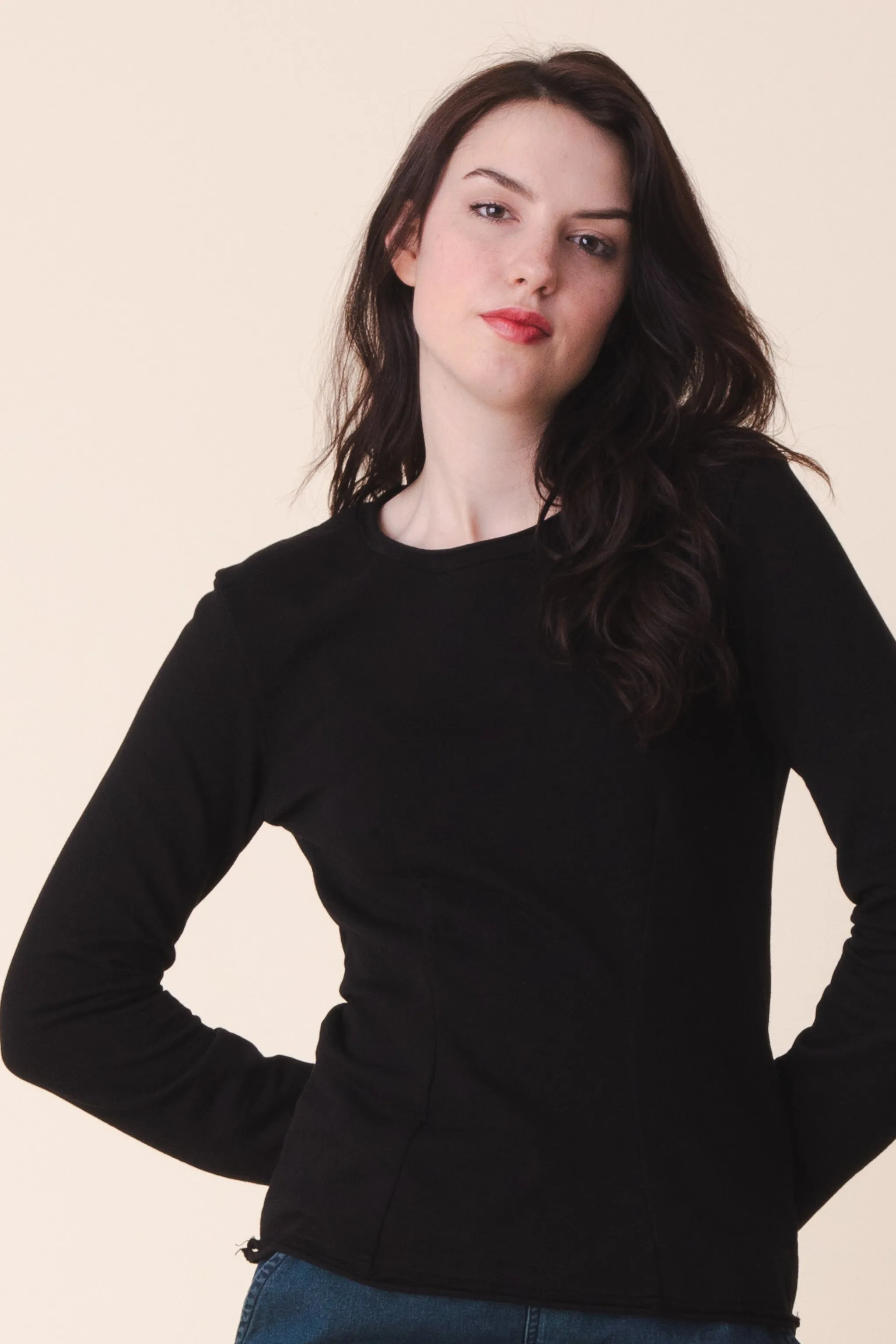 Dressmaker Sweater in Black