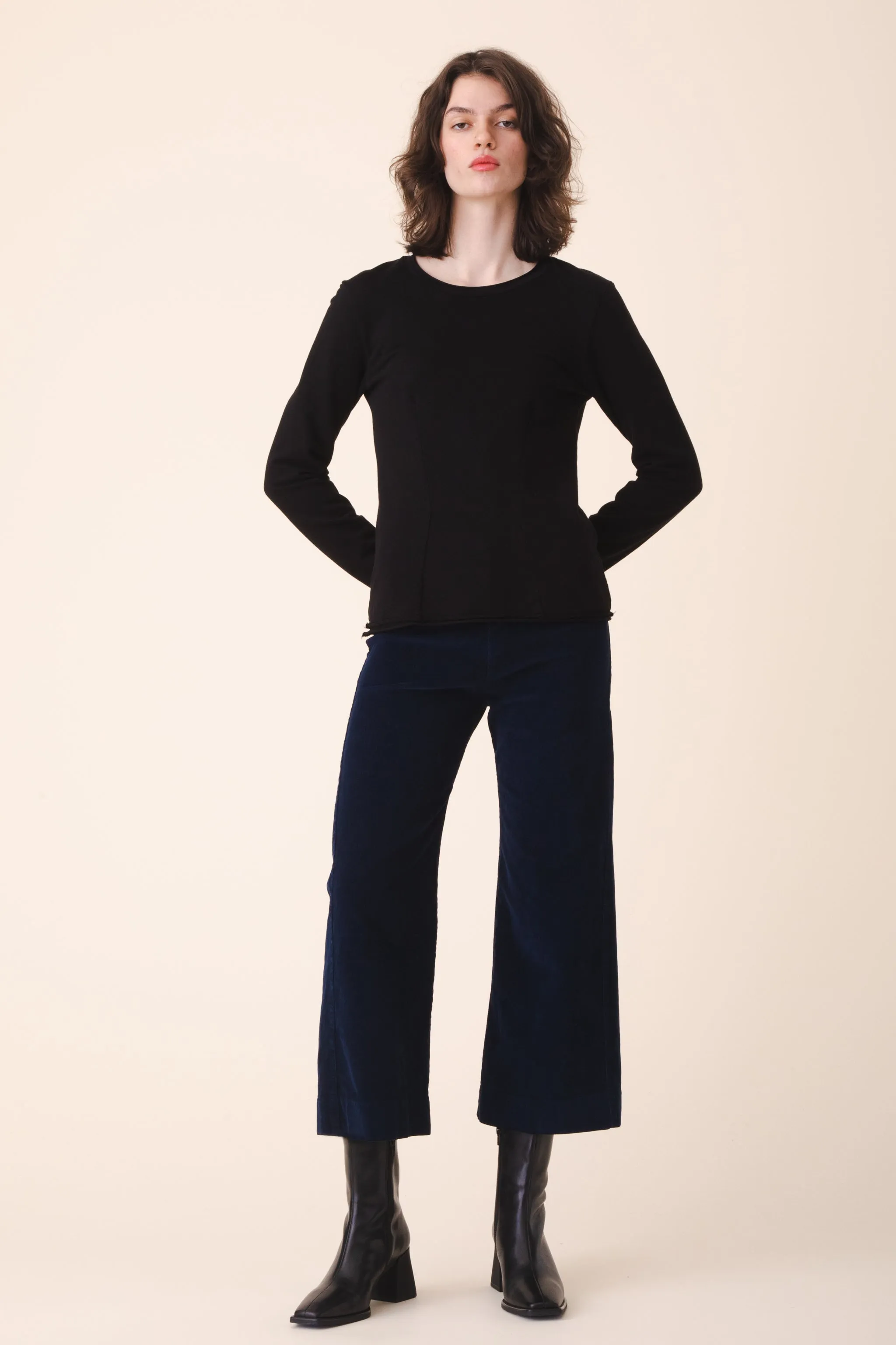 Dressmaker Sweater in Black