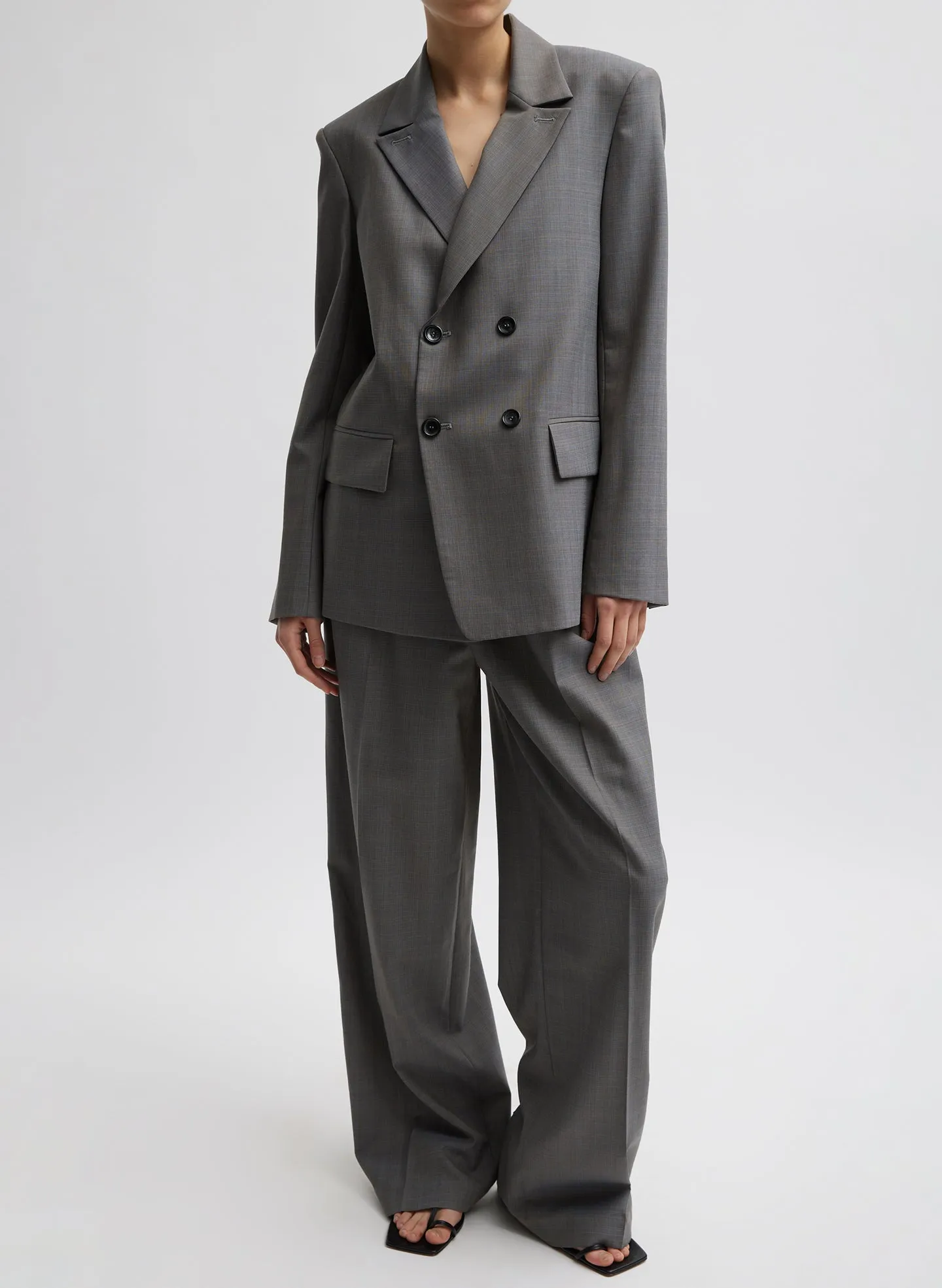Grant Suiting Double Breasted Blazer