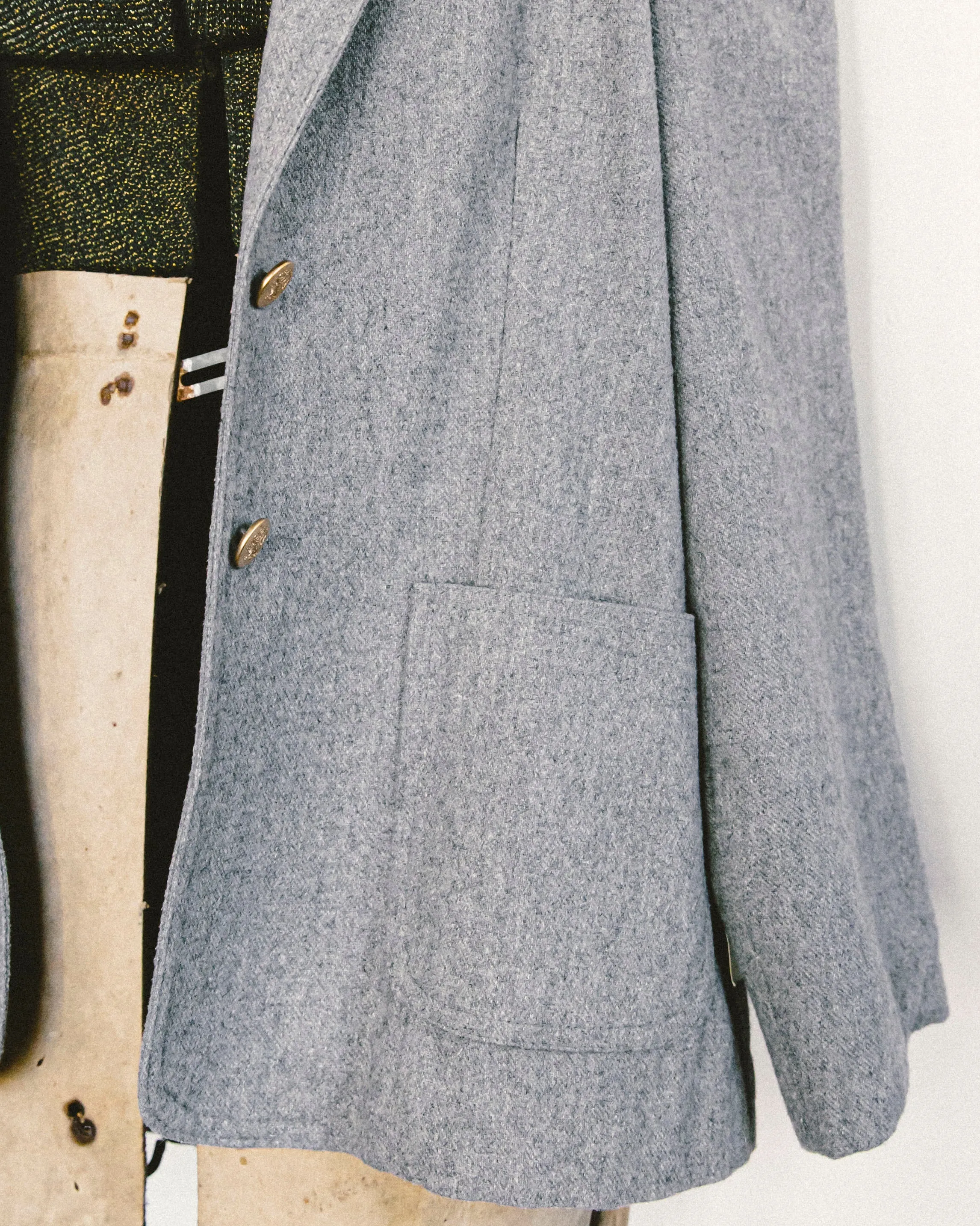 Grey Wool Blazer