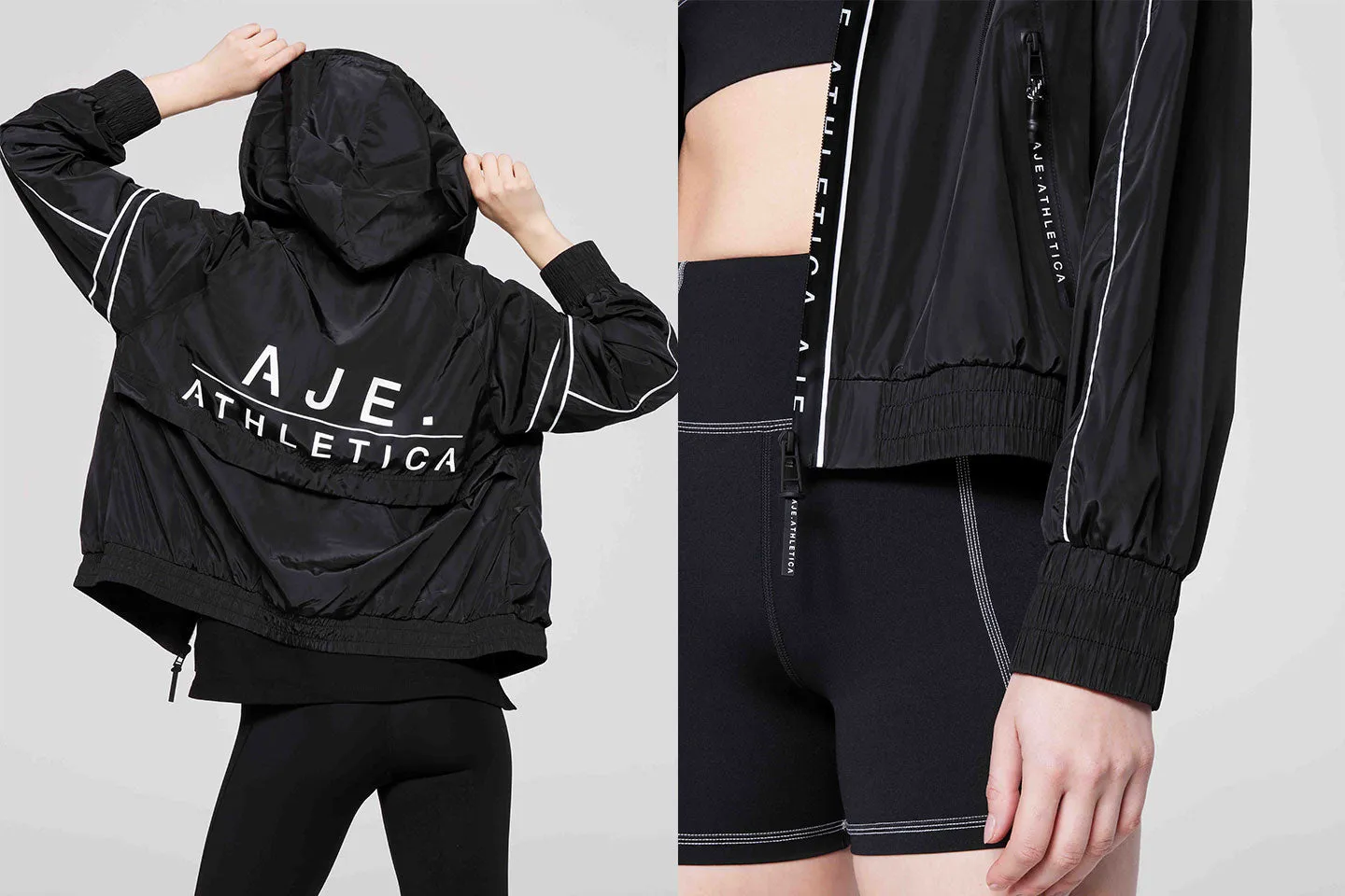Hooded Windbreaker Jacket 016
