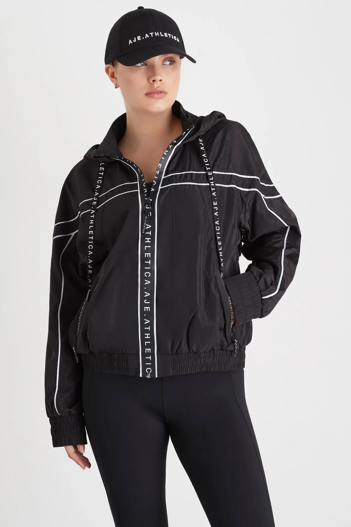 Hooded Windbreaker Jacket 016