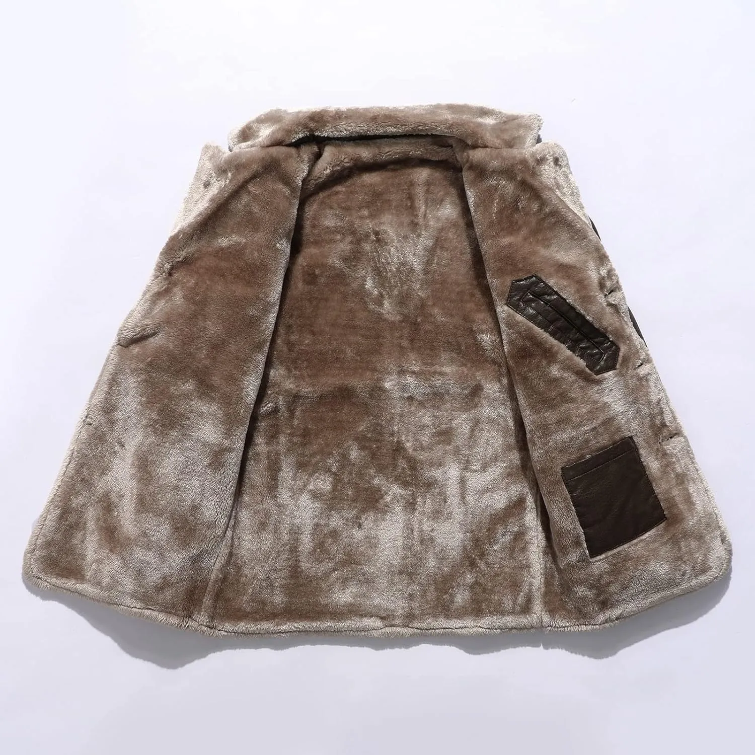 LCMTWX Coats for Men Cottonpadded Jacket Stand Collar Knitted Splice Sweater Coat Casual Men's Thicken Warm Winter Coat