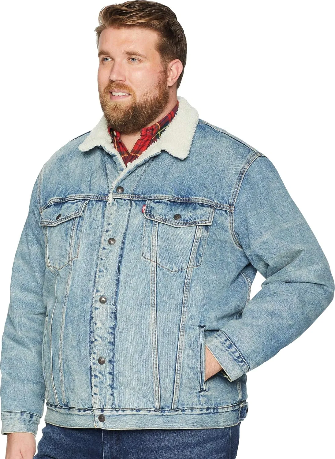 Levi's Men's Sherpa Lined Trucker Jacket (Also Available in Big & Tall)