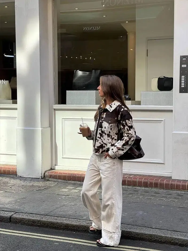 Luna – Cow print – Jacket