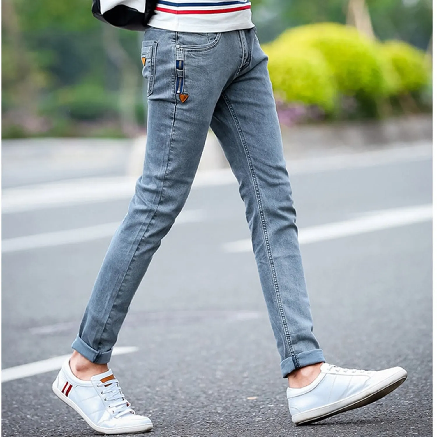 Men's Casual Skinny Stretchy Jeans