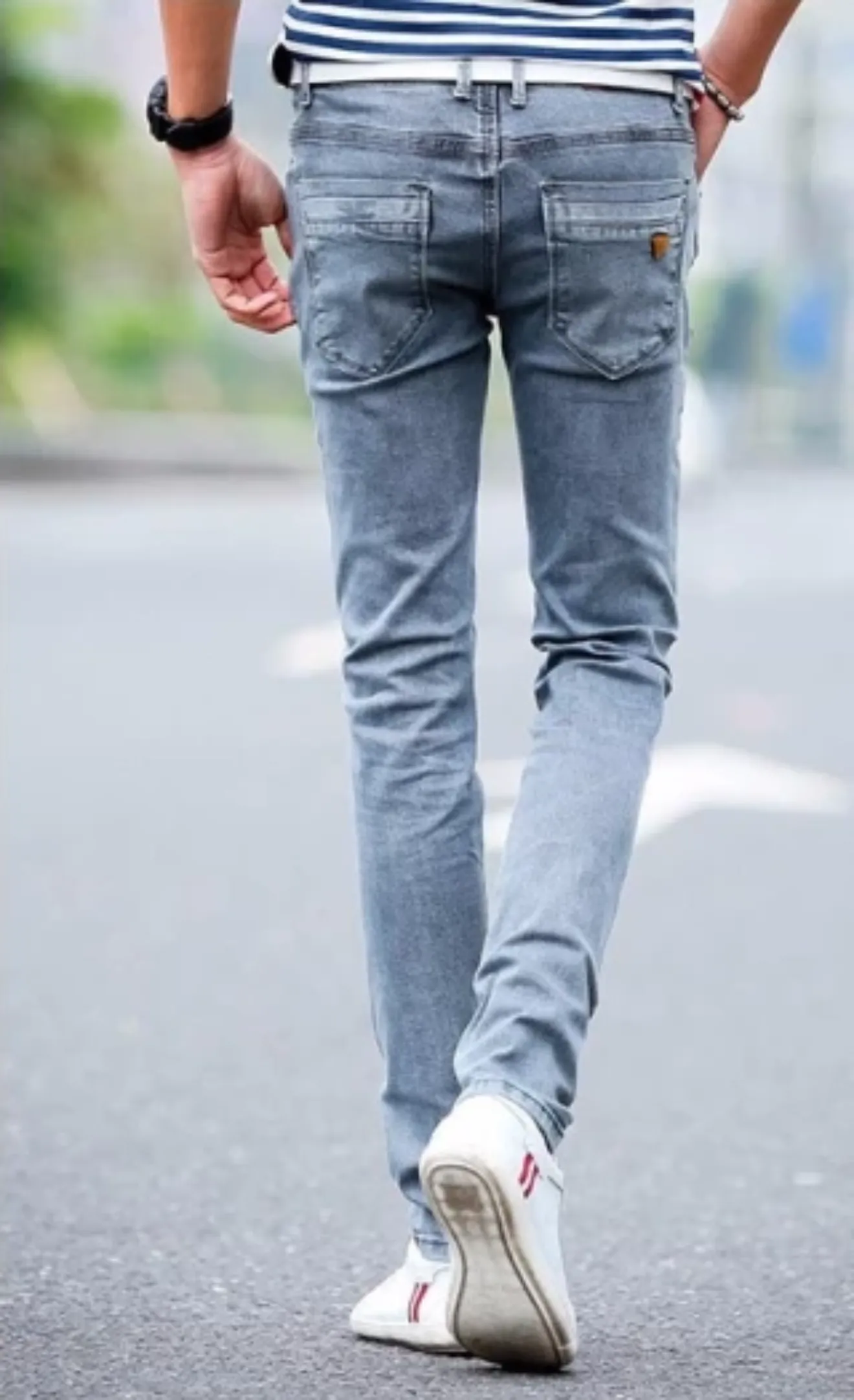 Men's Casual Skinny Stretchy Jeans