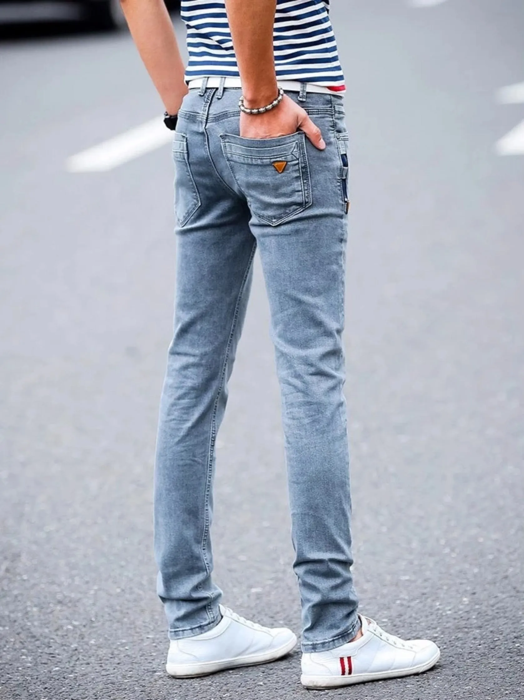 Men's Casual Skinny Stretchy Jeans