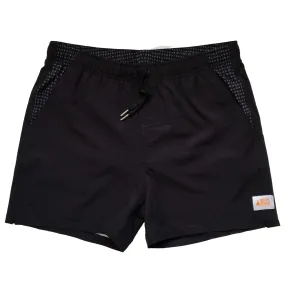 Men's Stretchy Solid-Colour Trunks: Ink