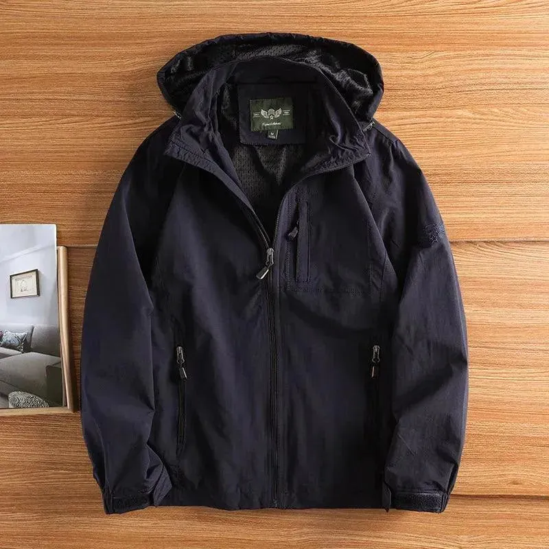Men's Waterproof Military Windbreaker Jacket