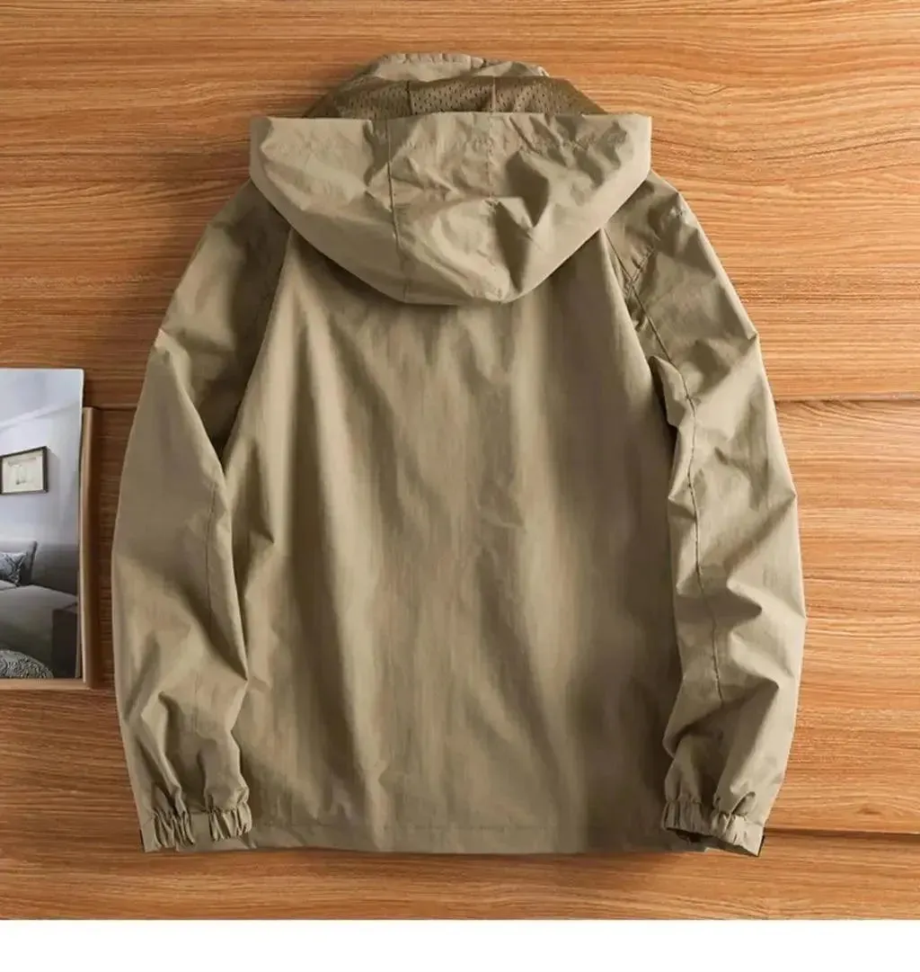 Men's Waterproof Military Windbreaker Jacket