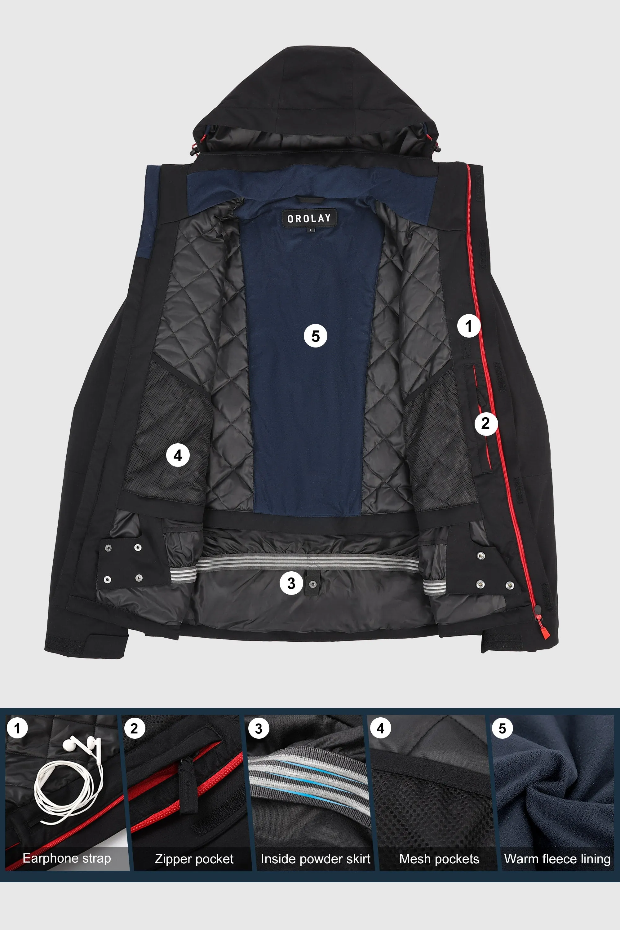 Mountain Waterproof Ski Jacket