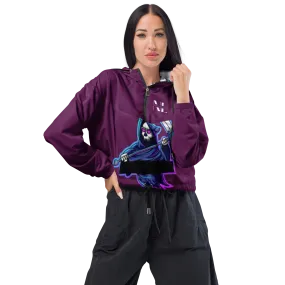 NEVER LEGAL 9X-Women’s cropped windbreaker