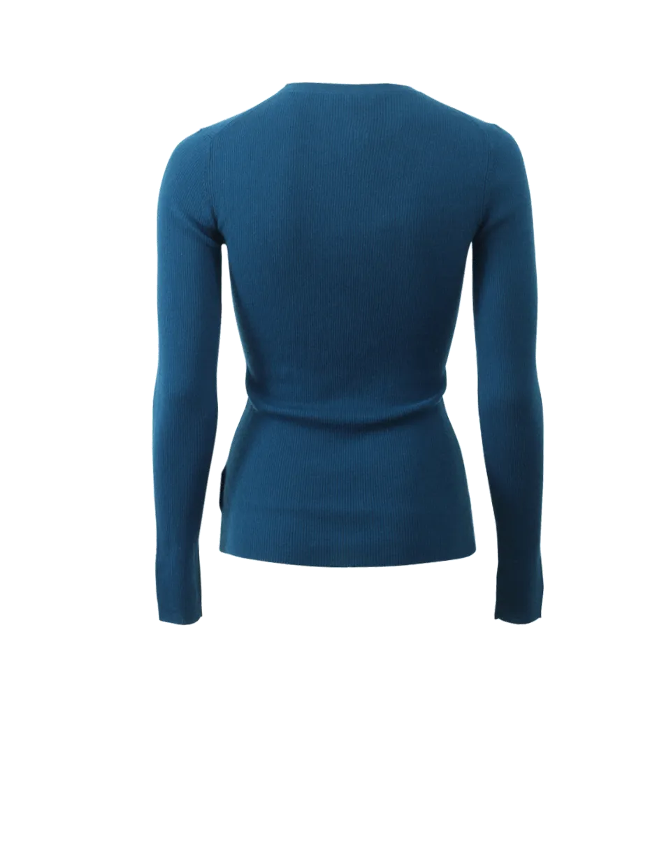 PeacockFeatherweight Cashmere Sweater