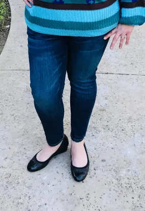 Plus Size Stretchy Blue Jeans