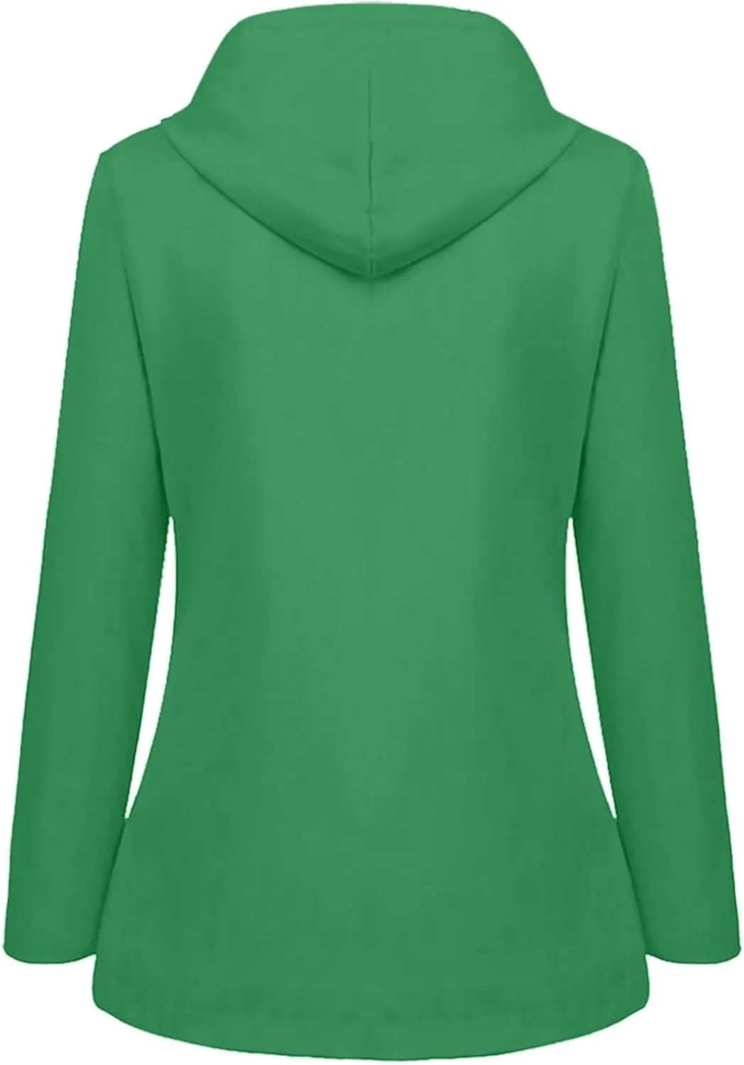 Rain Jacket for Women Waterproof Lightweight Coat Long Hooded Raincoat Travel Light Outdoor Windbreaker Trench Coats