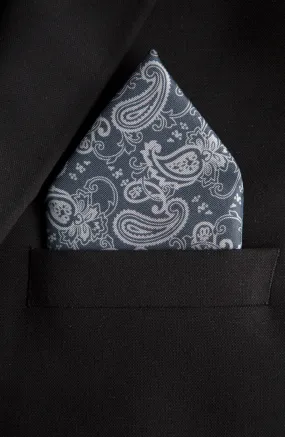 Refined Paisley Pocket Square