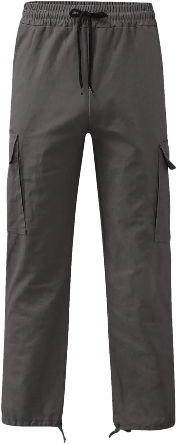 sdbrld Mens Cargo Pants Mens Sweatpants Tall Men's Flex Ripstop Tactical Pants Lightweight Hiking Casual Cargo Pants with Multi Pockets Water Resistant