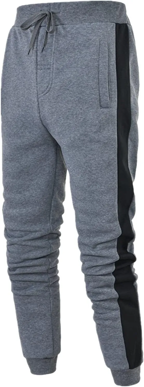 sdbrld Sweatpants For Men Mens Hip Hop Joggers Splice Drawstring Cargo Pants Casual Hiking Outdoor Sweatpants Trousers