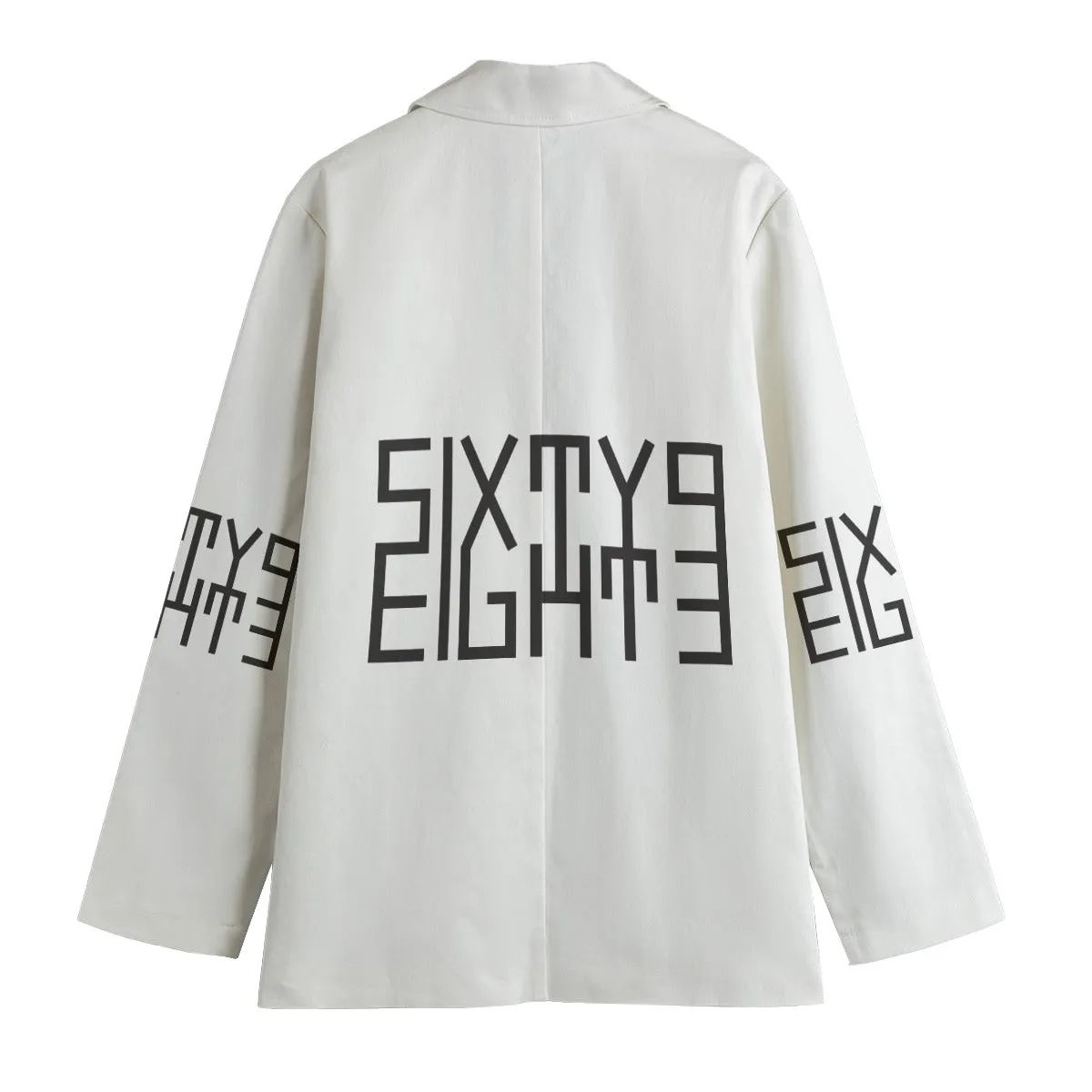 Sixty Eight 93 Logo Black Women's Leisure Blazer #19