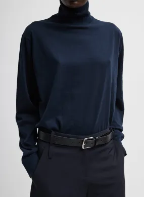 Super Fine Gauge Perfect Men's Turtleneck Pullover