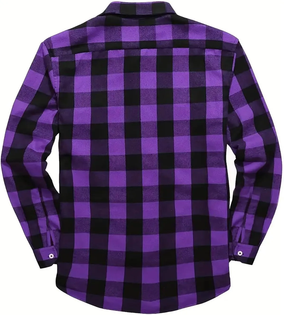 Tee Shirts for Mens Winter Fall Long Sleeve Turtle Neck Color Block Plaid Cardigan Tops Shirts Man 2024