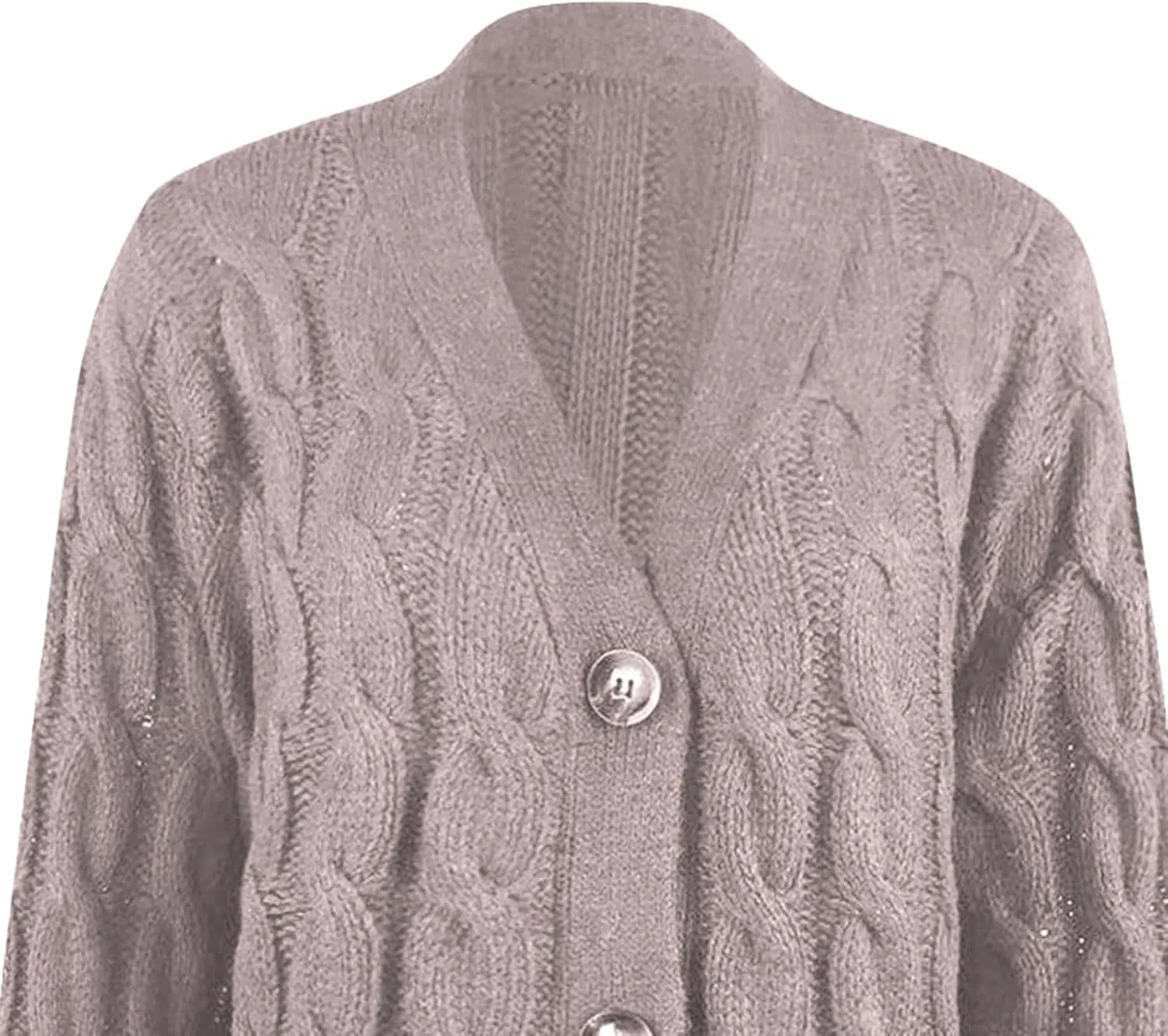 Winter Coats for Women 2025 Cable Knit Long Sleeve Sweaters Button Down Fall Outwear Coat Comfy Open Front Cardigan