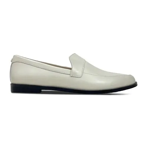 Yosi Samra Olivia Loafer in Bone Leather